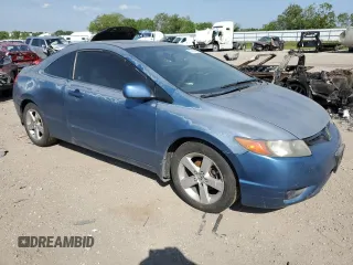 2008 Honda Civic Cpe EX with VIN 2HGFG12848H550194, listed as a Copart auction lot 53141495 with 342,648 mi miles and Clean Title. Bid and sale history available at carsss.com. Image 4.
