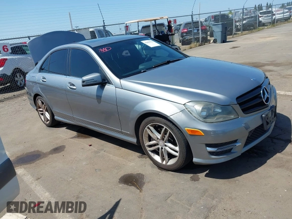 2014 Mercedes-Benz C 250 Sport with VIN WDDGF4HB9EA961665, listed as a IAAI auction lot 42055533 with 112,404 mi miles and . Bid and sale history available at DreamBid. Image 1.