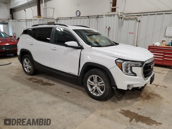 2022 GMC Terrain SLE z VIN 3GKALMEV0NL259853, wystawiony jako Copart lot #52508175 z przebiegiem 65 384 mil mil oraz Nie do naprawy • Non repairable. Historia ofert i sprzedaży dostępna na DreamBid. Obrazek 4.