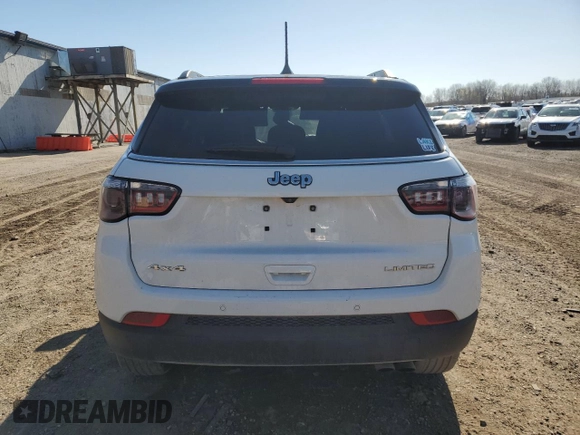 2022 Jeep Compass Limited с VIN 3C4NJDCB3NT132509, выставлен на аукционе Copart как лот 53799475 с пробегом 44 528 миль миль и На запчасти • Non repairable. История ставок и продаж доступна на DreamBid. Изображение 6.