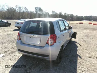 2009 Chevrolet Aveo 1LT with VIN KL1TD66E49B302519, listed as a IAAI auction lot 41740763 with 82,033 mi miles and . Bid and sale history available at DreamBid. Image 4.