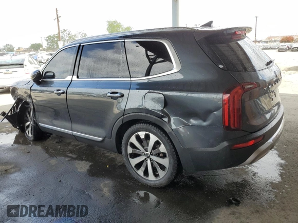 2020 Kia Telluride S with VIN 5XYP64HC7LG006959, listed as a Copart auction lot 55850595 with 74,974 mi miles and Salvage title. Bid and sale history available at DreamBid. Image 2.