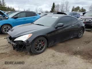 2011 Hyundai Genesis Coupe z VIN KMHHT6KD2BU064822, wystawiony jako Copart lot #47438355 z przebiegiem 179 652 mil mil oraz Szkoda całkowita • Salvage title. Historia ofert i sprzedaży dostępna na DreamBid. Obrazek 1.