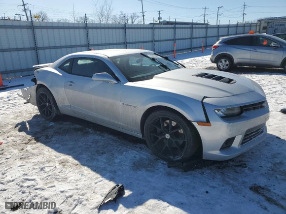 2014 Chevrolet Camaro SS with VIN 2G1FS1EW6E9270525, listed as a Copart auction lot 45925905 with 75,543 mi miles and Salvage Title. Bid and sale history available at carsss.com. Image 4.