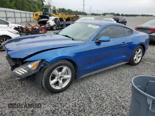 2017 Ford Mustang V6 with VIN 1FA6P8AM8H5238687, listed as a Copart auction lot 62846305 with 110,300 mi miles and Salvage title. Bid and sale history available at DreamBid. Image 1.