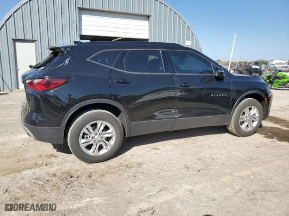 2020 Chevrolet Blazer LT with VIN 3GNKBCR43LS627354, listed as a Copart auction lot 73702294 with 56,036 mi miles and Salvage Title. Bid and sale history available at carsss.com. Image 3.