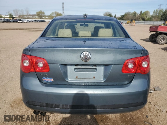 2006 Volkswagen Jetta 2.5L with VIN 3VWSF71K36M622515, listed as a Copart auction lot 54454535 with 82,105 mi miles and Salvage title. Bid and sale history available at DreamBid. Image 6.