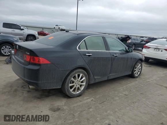 2008 Acura TSX Nav with VIN JH4CL96908C010941, listed as a Copart auction lot 44406195 with 174,375 mi miles and Salvage Title. Bid and sale history available at carsss.com. Image 3.
