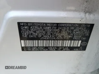 2018 Lexus IS 300 z VIN JTHC81D24J5031715, wystawiony jako Copart lot #53025235 z przebiegiem 68 446 mil mil oraz Szkoda całkowita • Salvage title. Historia ofert i sprzedaży dostępna na DreamBid. Obrazek 14.