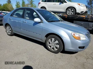 2008 Kia Spectra EX z VIN KNAFE122X85556621, wystawiony jako Copart lot #53577495 z przebiegiem 164 725 mil mil oraz Szkoda całkowita • Salvage title. Historia ofert i sprzedaży dostępna na DreamBid. Obrazek 4.