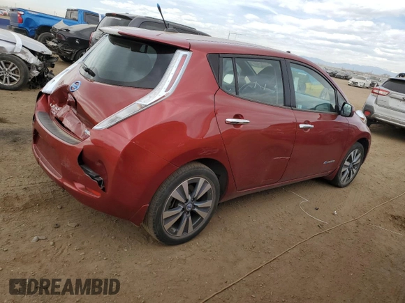 2013 Nissan LEAF SL with VIN 1N4AZ0CP7DC411814, listed as a Copart auction lot 51166825 with 40,108 mi miles and Non repairable. Bid and sale history available at DreamBid. Image 3.
