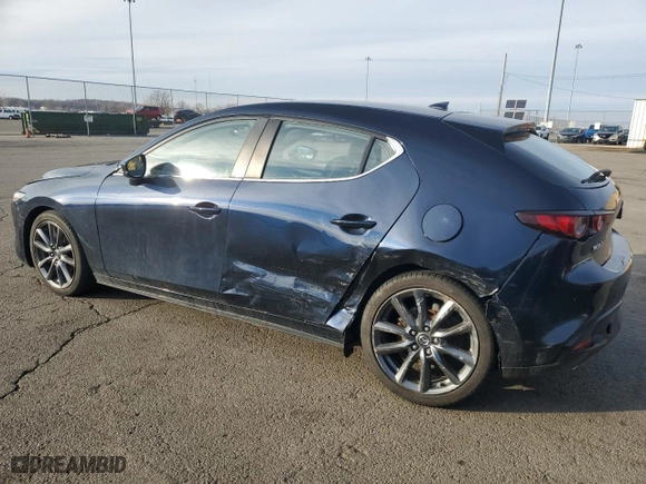2019 Mazda Mazda3 Hatchback with VIN JM1BPALM3K1108909, listed as a Copart auction lot 44447385 with 109,442 mi miles and Salvage Title. Bid and sale history available at carsss.com. Image 2.
