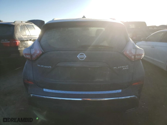 2015 Nissan Murano SV with VIN 5N1AZ2MH5FN264702, listed as a Copart auction lot 42954455 with 90,261 mi miles and Salvage Title. Bid and sale history available at carsss.com. Image 6.