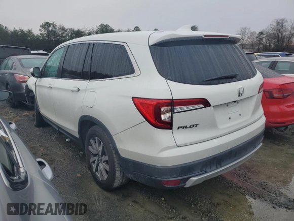 2020 Honda Pilot EX-L with VIN 5FNYF5H56LB020029, listed as a Copart auction lot 84160004 with 92,825 mi miles and Salvage Title. Bid and sale history available at carsss.com. Image 2.