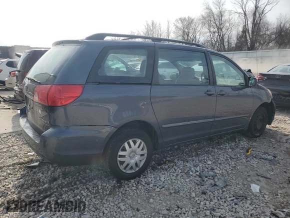 2008 Toyota Sienna CE with VIN 5TDZK23CX8S156932, listed as a Copart auction lot 53393215 with 208,657 mi miles and Non Repairable. Bid and sale history available at carsss.com. Image 3.