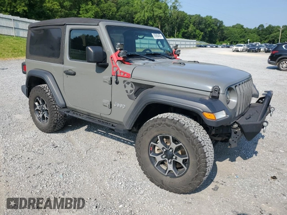 2020 Jeep Wrangler Sport with VIN 1C4GJXAG4LW189950, listed as a Copart auction lot 59385455 with 125,848 mi miles and Salvage title. Bid and sale history available at DreamBid. Image 4.