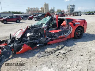 2014 Chevrolet Corvette Z51 3LT with VIN 1G1YM2D78E5128094, listed as a Copart auction lot 59818955 with Not provided miles and Salvage title. Bid and sale history available at DreamBid. Image 1.