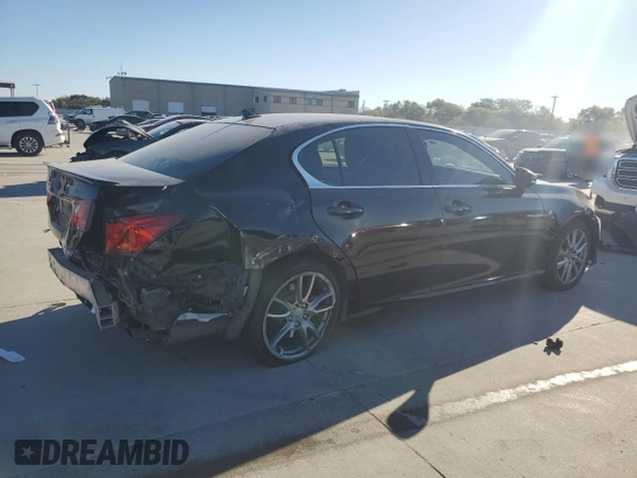 2014 Lexus GS 350 z VIN JTHCE1BLXE5021927, wystawiony jako Copart lot #76541204 z przebiegiem 176 439 mil mil oraz Szkoda całkowita • Salvage title. Historia ofert i sprzedaży dostępna na DreamBid. Obrazek 3.