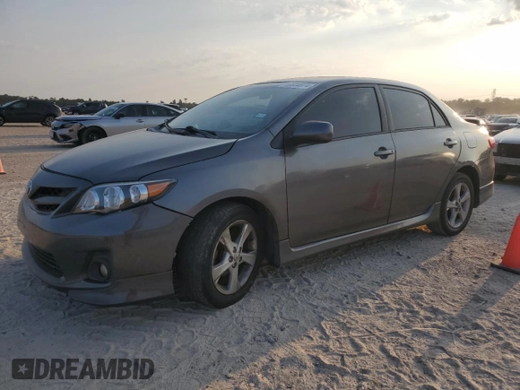 2013 Toyota Corolla L with VIN 5YFBU4EEXDP170595, listed as a Copart auction lot 66574674 with 117,260 mi miles and Clean Title. Bid and sale history available at carsss.com. Image 1.