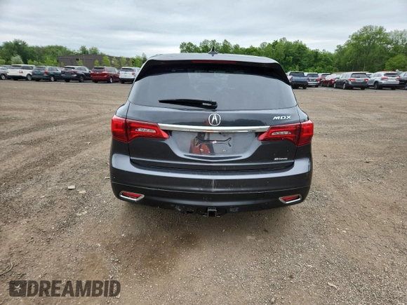 2014 Acura MDX with VIN 5FRYD4H21EB015439, listed as a Copart auction lot 62651585 with 129,877 mi miles and Clean title. Bid and sale history available at DreamBid. Image 6.