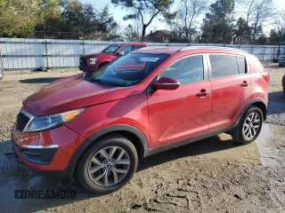 2015 Kia Sportage LX with VIN KNDPB3AC7F7760381, listed as a Copart auction lot 50136555 with 118,707 mi miles and Salvage Title. Bid and sale history available at carsss.com. Image 1.