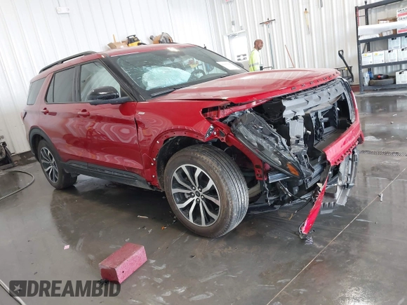 2025 Ford Explorer ST-Line с VIN 1FMUK7KH9SGA89287, выставлен на аукционе IAAI как лот 42265994 с пробегом 8 439 миль миль и . История ставок и продаж доступна на DreamBid. Изображение 1.