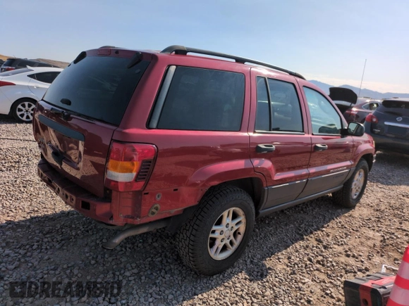 2004 Jeep Grand Cherokee Laredo with VIN 1J4GW48S54C363256, listed as a Copart auction lot 61862615 with 163,721 mi miles and Salvage title. Bid and sale history available at DreamBid. Image 3.