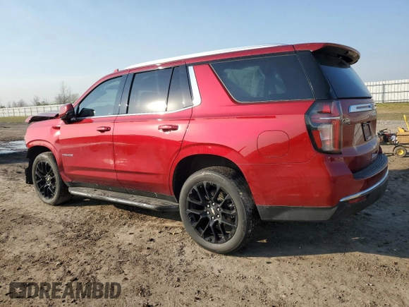 2022 Chevrolet Tahoe LT with VIN 1GNSCNKD0NR105015, listed as a Copart auction lot 46949255 with 28,434 mi miles and Salvage title. Bid and sale history available at DreamBid. Image 2.