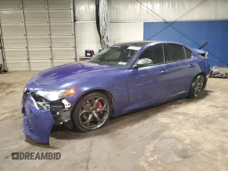 2020 Alfa Romeo Giulia Ti Sport with VIN ZARFAMBN2L7626139, listed as a Copart auction lot 60708035 with 65,270 mi miles and Salvage title. Bid and sale history available at DreamBid. Image 1.