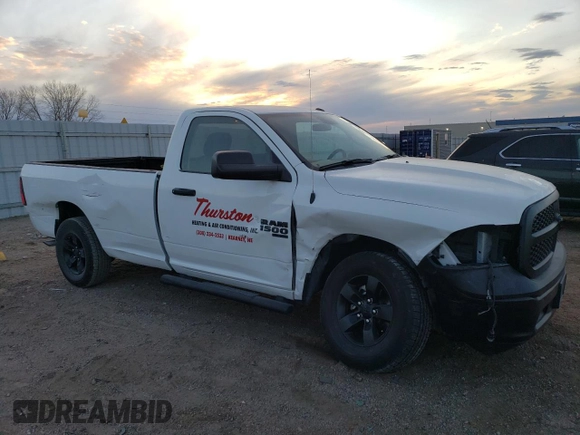 2023 Ram 1500 Tradesman with VIN 3C6JR7DG4PG551460, listed as a Copart auction lot 83994184 with 11,803 mi miles and Salvage title. Bid and sale history available at DreamBid. Image 4.