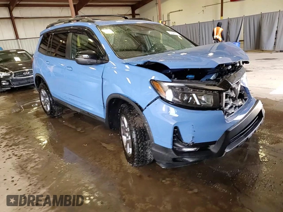 2024 Honda Passport TrailSport z VIN 5FNYF8H61RB013217, wystawiony jako Copart lot #52349015 z przebiegiem 8 360 mil mil oraz Szkoda całkowita • Salvage title. Historia ofert i sprzedaży dostępna na DreamBid. Obrazek 15.