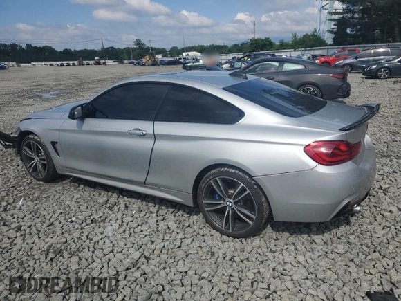 2016 BMW 4 Series 435i xDrive with VIN WBA3R5C51GK374233, listed as a Copart auction lot 61510975 with 97,999 mi miles and Salvage title. Bid and sale history available at DreamBid. Image 2.