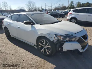 2017 Nissan Maxima SV with VIN 1N4AA6AP2HC434274, listed as a Copart auction lot 48554065 with 109,394 mi miles and Salvage Title. Bid and sale history available at carsss.com. Image 4.