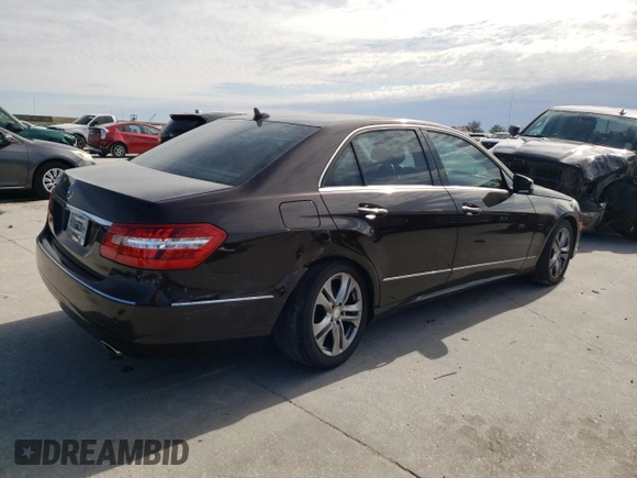 2011 Mercedes-Benz E 350 Luxury with VIN WDDHF5GB6BA465150, listed as a Copart auction lot 45989795 with 95,896 mi miles and Salvage Title. Bid and sale history available at DreamBid. Image 3.