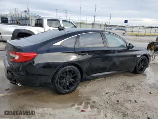 2018 Honda Accord Sedan Sport 1.5T with VIN 1HGCV1F38JA203463, listed as a Copart auction lot 46465895 with 119,814 mi miles and Salvage Title. Bid and sale history available at carsss.com. Image 3.