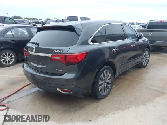 2014 Acura MDX Technology z VIN 5FRYD4H49EB042373, wystawiony jako IAAI lot #42361471 z przebiegiem 247 372 mil mil oraz . Historia ofert i sprzedaży dostępna na DreamBid. Obrazek 4.