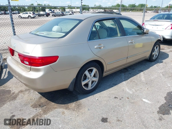 2005 Honda Accord EX z VIN 1HGCM56725A157034, wystawiony jako IAAI lot #42402809 z przebiegiem 108 936 mil mil oraz . Historia ofert i sprzedaży dostępna na DreamBid. Obrazek 4.