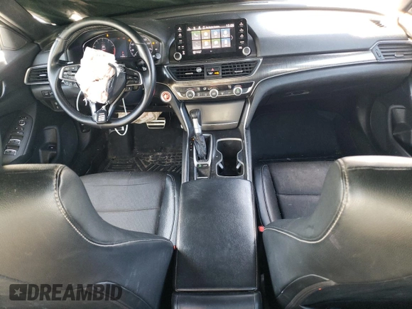 2018 Honda Accord Sedan Sport 1.5T with VIN 1HGCV1F34JA150034, listed as a Copart auction lot 45454355 with 173,698 mi miles and Salvage Title. Bid and sale history available at carsss.com. Image 8.