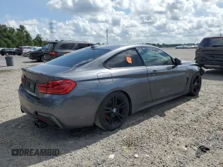 2018 BMW 4 Series 440i xDrive z VIN WBA4W9C57JAC99283, wystawiony jako Copart lot #60476195 z przebiegiem Nie podano mil oraz Czysty tytuł • Clean title. Historia ofert i sprzedaży dostępna na DreamBid. Obrazek 3.