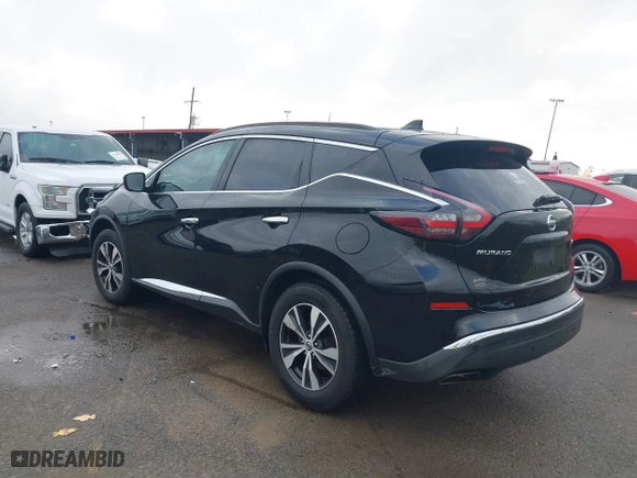 2020 Nissan Murano SV with VIN 5N1AZ2BS7LN152588, listed as a IAAI auction lot 41202824 with 87,976 mi miles. Bid and sale history available at carsss.com. Image 3.