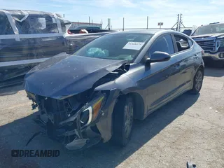 2018 Hyundai Elantra SEL with VIN 5NPD84LF5JH266622, listed as a IAAI auction lot 41468479 with 1 mi miles. Bid and sale history available at carsss.com. Image 2.