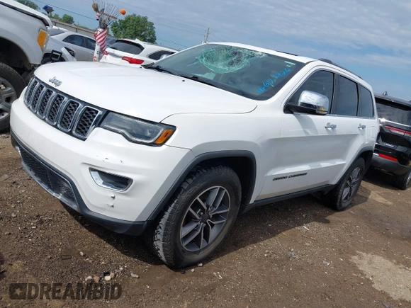 2019 Jeep Grand Cherokee Limited with VIN 1C4RJEBG4KC788889, listed as a IAAI auction lot 42601426 with 122,452 mi miles and . Bid and sale history available at DreamBid. Image 2.