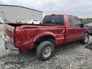 2001 Ford Super Duty F-250 XL with VIN 1FTNX20F41EA17549, listed as a Copart auction lot 49877525 with 288,902 mi miles and Salvage Title. Bid and sale history available at carsss.com. Image 3.