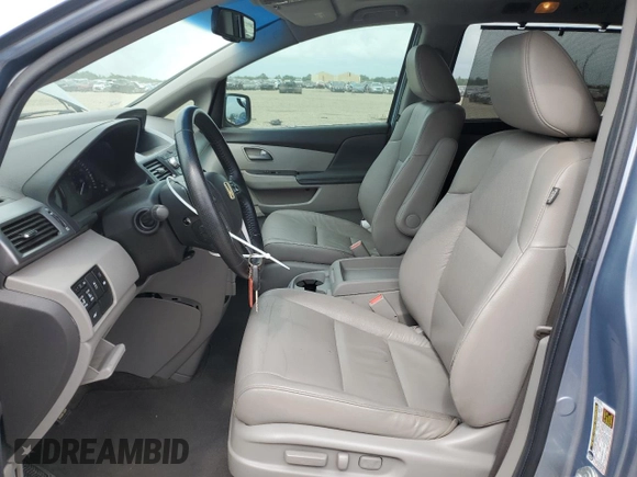 2011 Honda Odyssey EX-L with VIN 5FNRL5H63BB098207, listed as a Copart auction lot 55245875 with 127,197 mi miles and Salvage Title. Bid and sale history available at DreamBid. Image 8.
