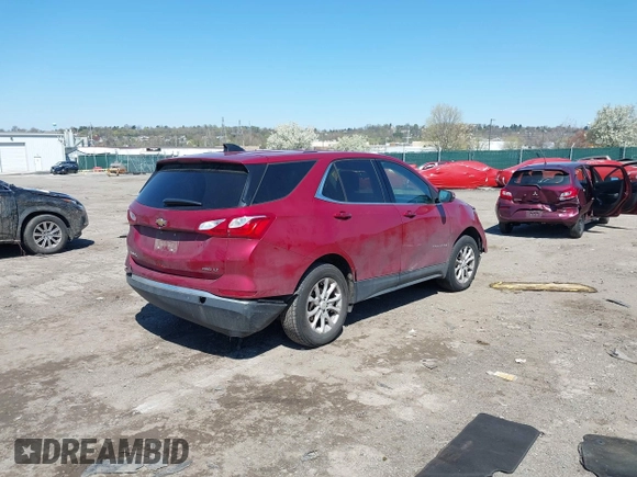 2018 Chevrolet Equinox LT with VIN 3GNAXSEV3JS511879, listed as a IAAI auction lot 42001009 with 184,169 mi miles. Bid and sale history available at carsss.com. Image 4.