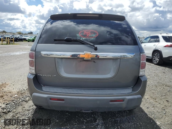 2006 Chevrolet Equinox LT with VIN 2CNDL63F366203228, listed as a Copart auction lot 48918555 with 243,419 mi miles and Salvage Title. Bid and sale history available at carsss.com. Image 6.