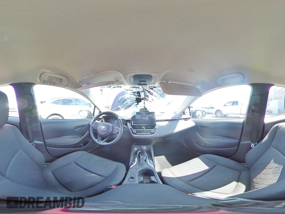 2023 Toyota Corolla LE with VIN 5YFB4MDE2PP024200, listed as a Copart auction lot 49831725 with 25,698 mi miles and Salvage Title. Bid and sale history available at DreamBid. Image 14.