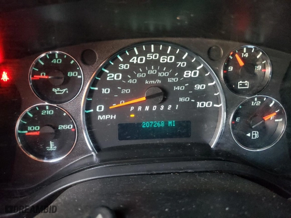 2009 Chevrolet Express Cargo Van with VIN 1GCFG15X691143561, listed as a Copart auction lot 80342614 with 207,268 mi miles and Salvage Title. Bid and sale history available at carsss.com. Image 9.