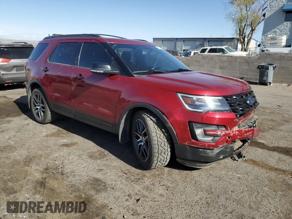 2017 Ford Explorer Sport with VIN 1FM5K8GT8HGD43510, listed as a Copart auction lot 51639995 with 751,058 mi miles and Salvage Title. Bid and sale history available at carsss.com. Image 4.
