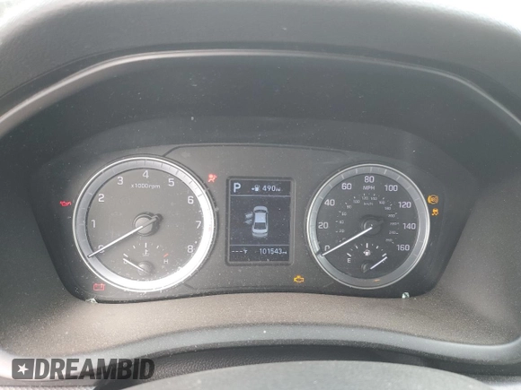 2019 Hyundai Sonata SE with VIN 5NPE24AF4KH806830, listed as a Copart auction lot 50841615 with 101,543 mi miles and Salvage Title. Bid and sale history available at carsss.com. Image 9.
